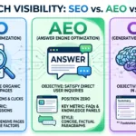 SEO vs. AEO vs. GEO: The Complete Guide to Search Visibility